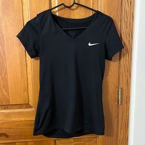 Nike Dri-Fit Black V-neck T-shirt